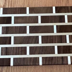 Cutting Board - Handcrafted Medium Size - Brick Design